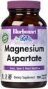 Bluebonnet Nutrition Magnesium Aspartate, Stress Relief*, Bone Health*, Heart Health*, Non-GMO, Vegan, Kosher Certified, Gluten-Free, Soy-Free, Dairy-Free, 100 야채 캡슐, 50 서빙