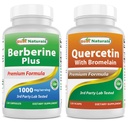Bromelain를 가진 1000mg & Quercetin 플러스 제일 자연적인 Berberine