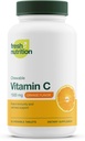 신선한 영양 비타민 C Chewables - 하루 면역 지원 당 강력한 1500mg - 모든 자연 맛 VIT C 보충 - Vegan Friendly, Non-GMO, 글루텐 & Soy Free - 90 Chewable Tablets