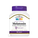 21 세기 Melatonin 10mg 여분 힘 정제, (120 조사), 성인을 위한 연장된 방출 잠 원조는, Relaxation & Restful 잠, 비 Habit 형성, 글루텐 자유로운, 비 GMO를 승진시킵니다