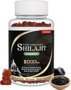 Shilajit Gummies, 남자를위한 순수한 Himalayan Shilajit Gummies, Rhodiola Rosea, Ginseng 뿌리, Chaga, 비타민 D, 지원 에너지, 면역 및 뇌 건강, 비 GMO, Vegan, 60 조사