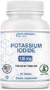 칼륨 Iodide 정제 130 mg Kosher Iodine 정제, Thyroid 지원 - 60 정제