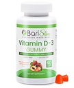 BariSlim Bariatric Vitamin D-3 Gummies - 체중 감량 수술 후 환자를 위한 특별히 공식화 된 거미 비타민 - 소화 및 훌륭한 타스팅 과일 맛으로 쉽게 | 90 과일 뺨
