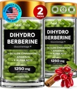 Dihydroberberberine 보충교재 - Dehydro Berberine 유기 - Ceylon Cinnamon & R 알파 Lipoic 산 & Apigenin를 가진 최고 Berberine 보충교재 - Hydroberberine 240 모자 (2 팩)