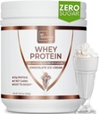 Whey Isolate Protein Powder에 맞는 내 모험 - 여성을위한 낮은 Carb Protein Powder - 근육 성장을위한 Stevia Whey Isolate Protein과 함께 - 단백질 분말 (Chocolate Ice Cream, 15 서빙)