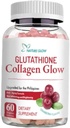 Glutathione 교원질 놀 크랜베리 60 유기 Gummies