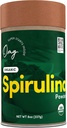 옴그! Superfoods 유기 Spirulina 분말 - 순수한 100%, USDA에 의하여 증명되는 유기 - 철, 비타민 A & 비타민 B12의 좋은 근원. - 8개 Ounces (1개의 포장) - ...