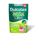 Dulcolax 아이 Saline Laxative 연약한 Chews의 자극 자유로운 Laxative, 아이를 위한 Gentle 변비 기복, Softens 발판, 수박 풍미, 마그네슘 수산화물 1200 mg, 15 조사