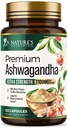 Ashwagandha 보충 교재 - 여성 & 남자를 위한 2100mg Ashwagandha 캡슐, 자연적인 산화 방지제 지원, 아스화 뿌리 추출물, 까만 고추, Vegan & 글루텐을 가진 여분 힘 캘름 지원 - 120의 캡슐