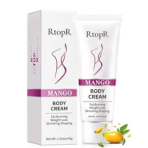 배리어 망고 안티 셀룰 라이트 체중 감소 크림 Stomach 지방 버너 천연 성분 다리, 팔, 허벅지 및 허리 지방, 안티 셀룰 라이트, 빠른 체중 여자 [packof 2] 40 Gm