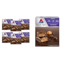 Atkins Pecan Caramel 클러스터, 60 카운트 & 초콜릿 카라멜 Mousse Bar, 5 카운트 - 낮은 설탕 디저트 좋아하는