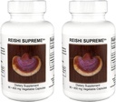Supreme Nutrition Reishi Supreme, 90 Pure Reishi 버섯 채식 캡슐 | 2 팩