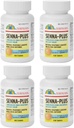 GeriCare Senna Plus Stool Softener, Docusate Sodium 50mg, Sennosides 8.6mg 100 Count (Pack of 4)