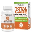 Probulin 총 치료 Probiotic 보충, 매일 Gut, 소화, 그리고 면역 건강 Probiotics 캡슐 남성과 여성, 20 억 CFU, Vegan, 60 카운트 병