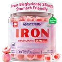 여성 25mg 플러스 비타민 C, 사탕수수수수수수수수수수, 비타민 B12, 철 결핍, 빈혈, 에너지 부스트, 설탕 무료 철 보충, 아니 맛, 60 새끼