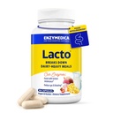 Enzymedica Lacto, Dairy Support를위한 고급 락테아 알약, 도움은 Lactose, Casein & Fat, Dairy Relief Pills, Vegan, 90 캡슐을 깰