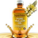 Mullein Oil - Earaches, Tinnitus & Kids 용 유기농 귀 오일 드롭 - Soothing Relief 용 허브 추출물 (4 oz)
