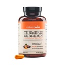 NatureWise Turmeric Curcumin 500mg with Black Pepper Softgels - 추가 강도, 향상된 흡수 - 95 % Curcuminoids & BioPerine for Immune Support - 글루텐 프리, 비 GMO - 90 카운트 [3- 월 공급]