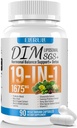 여자 & 남자를 위한 DIM 보충교재 에스트로겐 균형, 1675 mg 에스트로겐 보충교재 Hormonal 여드름 지원, Menopause 지원, 산화 방지제 지원, DIM SGS 90 Veggie 캡슐, 44 일 공급 042