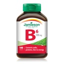 Jamieson 비타민 B6 (Pyridoxine) 100 mg의 100개의 탭