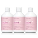 교원질 디럭스 500ml x 3 I 8 주 뭉치 I 12500 mg 바다 교원질 (유형 I & III) I Hyaluronic 산, Biotin, 비타민 C I 설탕 자유로운 - 8 주 공급