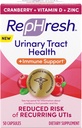 Rephresh Cranberry Urinary Tract 건강 플러스 면역 보충교재, 비타민 D + 아연으로 혼합 - 50 조사