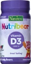 "NutriBear" 비타민 D3 1,000 IU 큰 타스팅, 60 젤리 곰
