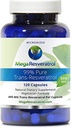 메가 Resveratrol, 약제 급료, 99% 순수한, 격리해, Micronized Trans-Resveratrol, 캡슐 당 120의 Veggie 모자, 500mg. 증명되는 순수성. 절대적으로 없음 Toxic “활성화” 성분 추가.