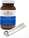 Lactobacs Brevis Probiotic Powder 200 억 쿠프의 | 미국에서 제작 | 첨가물 없음 | 제조업체에서 직접 | 제 3 자 저장 | 소화 및 면역 지원 | L. Brevis | 60 그램 (2.11 OZ)