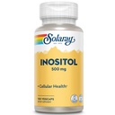 SOLARAY Inositol 500 mg 캡슐 | 건강한 뇌, 심장 혈관, 신경 시스템 기능 및 계류를 지원할 수 있습니다 | 비 GMO, Vegan | 100 VegCaps