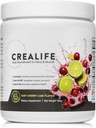 German Micronized Creatine + USA Tart Cherry + Vitamin B6 - 여성 및 남성을위한 사전 및 포스트 운동 보충, 타트 체리 라임 풍미, 신체 및 두뇌를위한 카페 - 무료 영양