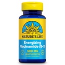 자연의 생활 Energizing Niacinamide 500mg - 플러시 비타민 B 3 Niacin 보충교재 없음 - Nerve 기능, 대사 및 건강한 에너지 지원 - 60 일 보장, 실험실 확인되는, 100개의 서빙, 100개의 정제