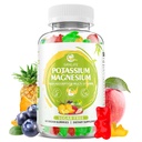 칼륨 마그네슘 마그네슘 보충교재 Gummies, 성인 아이를 위한 칼륨 Gummies, 다리 크림 & 면역력, 설탕 자유로운, Vegan 혼합 풍미, 60 조사를 위한 높은 흡수 마그네슘 Glycinate