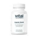 Vital Nutrients Lipoic Acid | 300mg Alpha-Lipoic Acid 산화 방지제 | 건강한 대사와 에너지를위한 ALA 보충 | 글루텐, 낙농장, 콩 무료 | 비 GMO | 60 캡슐