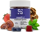 Sensitiva Restful 버섯 Gummies P.M. 공식 - Reishi & Turkey Tail Mushroom Supplement Gummies, 수면을위한 버섯 Gummies, Relaxation & Stress Relief (Mixed Berry P.M. 공식)