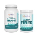 JJ Virgin Vanilla Paleo-Inspired All-in-One Shake 및 추가 섬유 분말 보충에 의한 Reignite Wellness