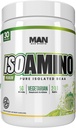 남자 스포츠 ISO 아미노산 순수한 고립된 BCAA 분말 270 그램 - 산 안개 - 채식주의자 공식 2:1 비율 - 자연적인 성분 - 충전물 없음, 인공적인 색깔 없음 - Lean 근육 건물 보충교재