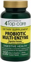 Probiotic Multi-Enzymes with Prebiotics and Probiotic Acidophilus for Digestive and Gut Health, 식사 시간 불편 및 출혈으로부터 완화를 제공합니다. 규정식 보충교재, 200 조사.