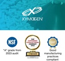 XYMOGEN 셰이커 병 20 oz 단백질과 전 운동 믹서 병 BPA 자유로운 플라스틱 셰이커는 단백질 분말을 위한 누설 증거 체육관 병을 새깁니다