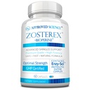 승인 과학 Zosterex - 엑스트라 스테인 L-리신 1000mg, 비타민 B 복합체, 아연 - 면역 지원 및 냉수 치료 - 60 Vegan 캡슐 - 1 병