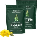 Mullein Lung Cleanse Repair Gum, Mullein Gum, Lung Cleanse Repair Gum - Lung Health & Sinus Relief (2 Bags)에 대한 Mullein 잎 허브 추출물