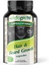 MYVIDAPURE Beard Growth + Men’s Skin & Nails – 5,000mcg Biotin – 비타민 C, D & B-Complex –Hydrolyzed Collagen Veggie 캡슐 – 비 GMO – 글루텐 프리