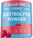 Keto Vitals Keto Electrolytes Powder | 포타늄, 마그네슘, 나트륨, 칼슘을 사용한 Keto-Friendly Electrolytes | Electrolytes Sugar Free | Supplement Energy Drink Mix | Zero Calories, Zero Carbs