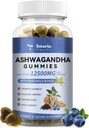 Totaria Sugar Free Ashwagandha Filled Gummies w/Vitamin D3, Magnesium Glycinate, Rhodiola, 여성을위한 매우 강도 Ashwa 뿌리 보충제 & Wen, Relaxation, Energy, Cortisol Gummies