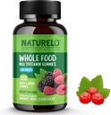 성인을위한 NATURELO 전체 식품 비타민 Gummies - Men & Women을위한 Chewable Gummy Multivitamin - 120 Vegan Gummies