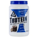 몸 영양 Trutein 높은 단백질 분말: 45% Whey, 45% Casein, 10% 계란 백색, 글루텐 자유로운, 낮은 나트륨, 잔디 먹은 Whey 단백질 분말, 체육관 보충교재 & 아침 Shake, 초콜렛 땅콩 버터, 2lb
