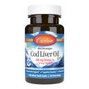 Carlson - Cod 간결 기름 소형, 280 mg Omega-3s + 비타민 A & D3의 심장 지원 & Cognitive 기능, 시각 건강, 100 소형 Softgels