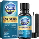 Toenail Fungus 처리 여분 힘, 못 Fungus 처리, 못 Fungus 처리 Toenail & Fingernails, Toenails를 위한 곰팡이 못 처리, Athletes 발, 두꺼운, Broken, Discolored & 손상된 못 (1oz)를 위한 항진균성 못 처리