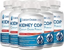 KIDNEY C.O.P. 칼슘 Oxalate 보호자 120의 캡슐, 칼슘 Oxalate 결정, 도움 돌, Chanca Piedra 돌 차단기 보충교재, 6 팩 보다는 더 강한 돌의 재발을 멈추십시오