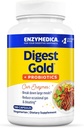 Enzymedica Digest Gold + Probiotics, 2-in-1 Gut Health, Digestive Enzymes & Active Probiotic Cultures, 180 카운트